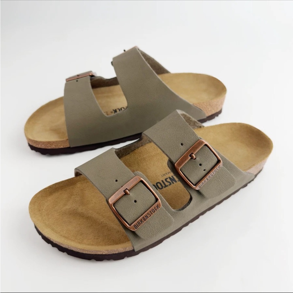 Birkenstock Arizona Stone Birko-Flor Comfort Sandals Men's and Women's shoes